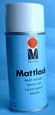 MATTLACK SPRAY MARABU, BARNIZ MATE 150 ML, ESMALTE m.